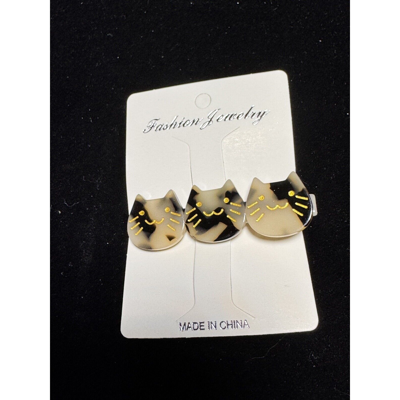 Cat-Themed Hair Clip Barrette Cure Kawaii New